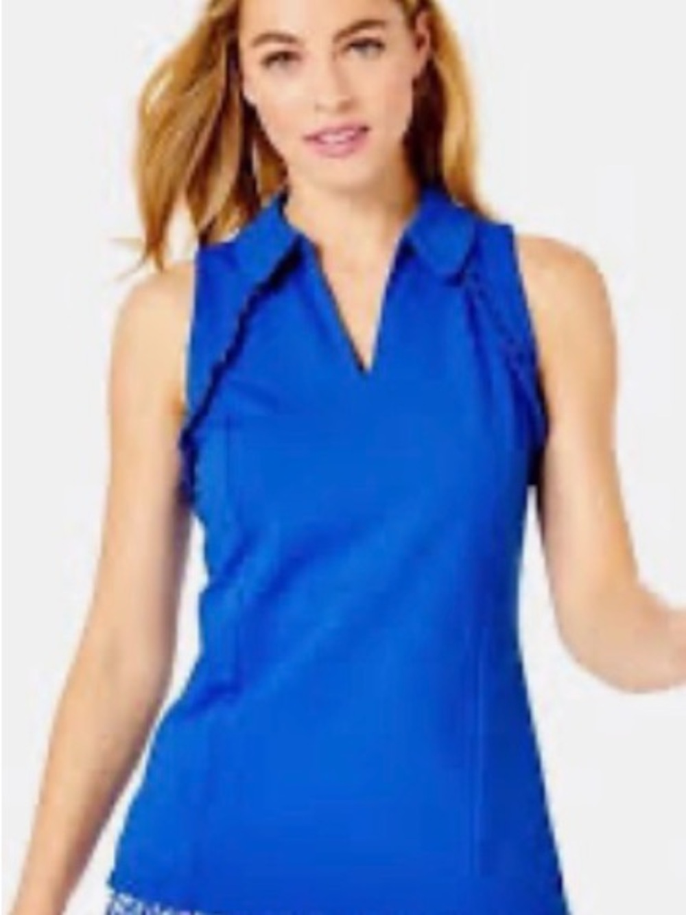 Lilly Pulitzer UPF 50+ Luxletic Martina Polo Top - Picture 2 of 4